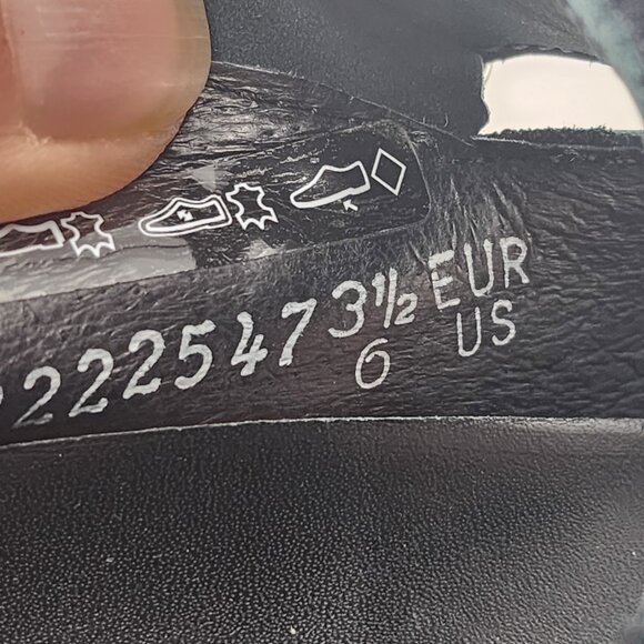 MEPHISTO Nyna Nubuck Leather Mary Jane Shoes Flats Hook & Loop Blue - Picture 6 of 8